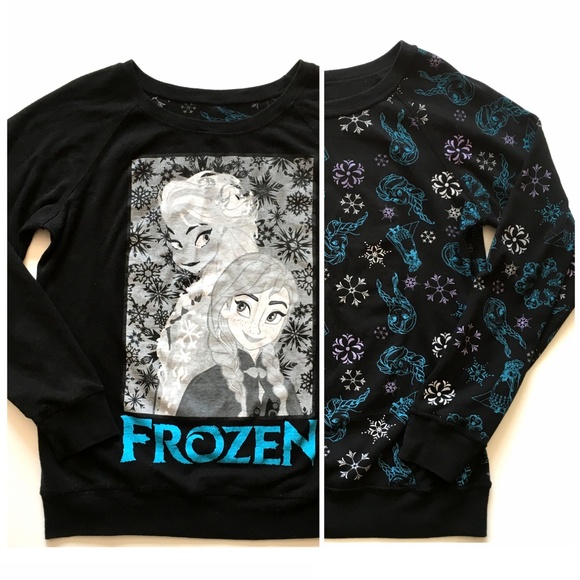 Disney Tops - *3/$30* REVERSIBLE Disney Frozen Sweatshirt - M/L
